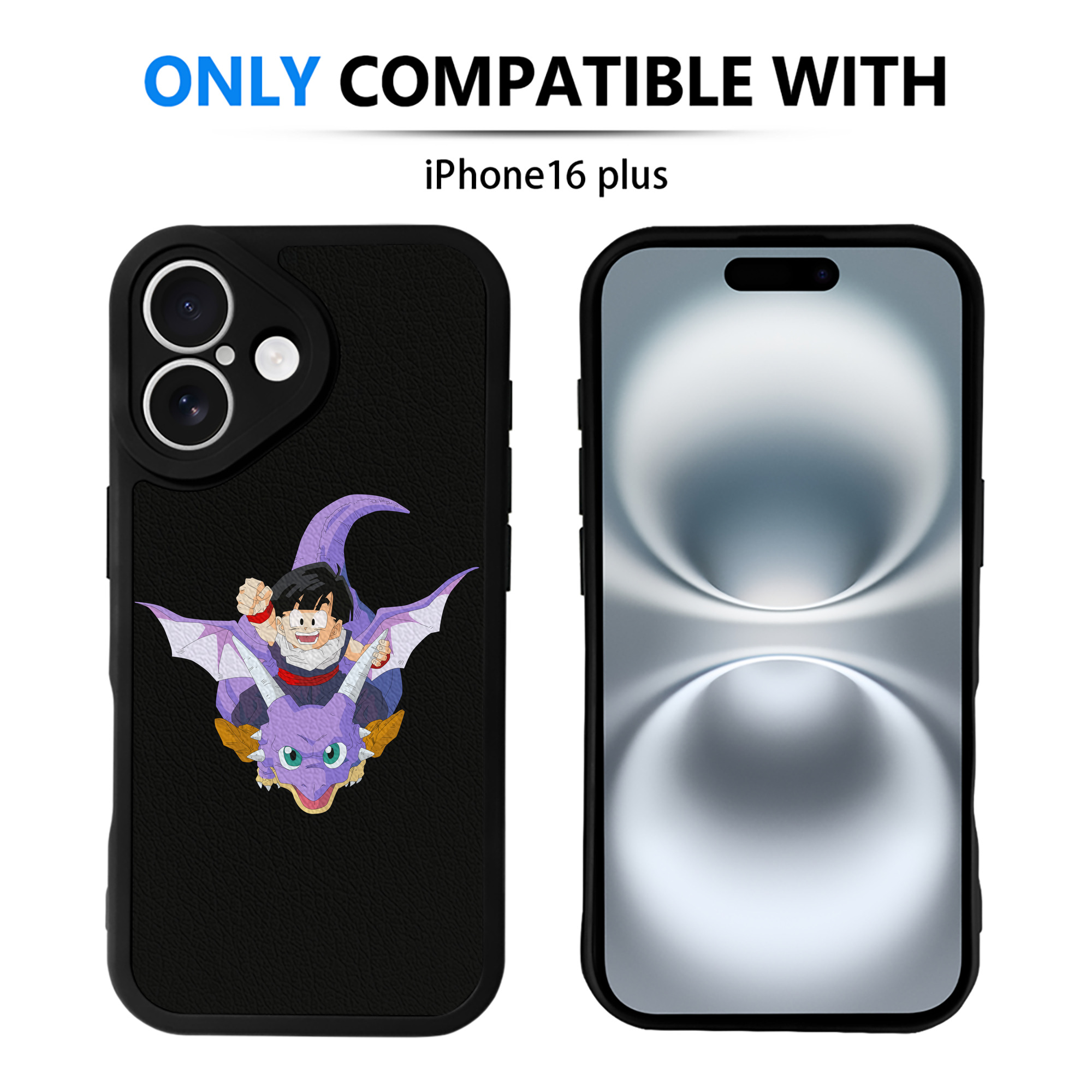 （画像用） ドラゴンボール DRAGON BALL 【iPhone 16シリーズ対応】シリコンスマホケース（レザー調） 材質：シリコン